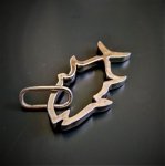 画像1: アングラーズネスト「シルバー製ＧＴフレームペンダント スモール タイプA」  (1)