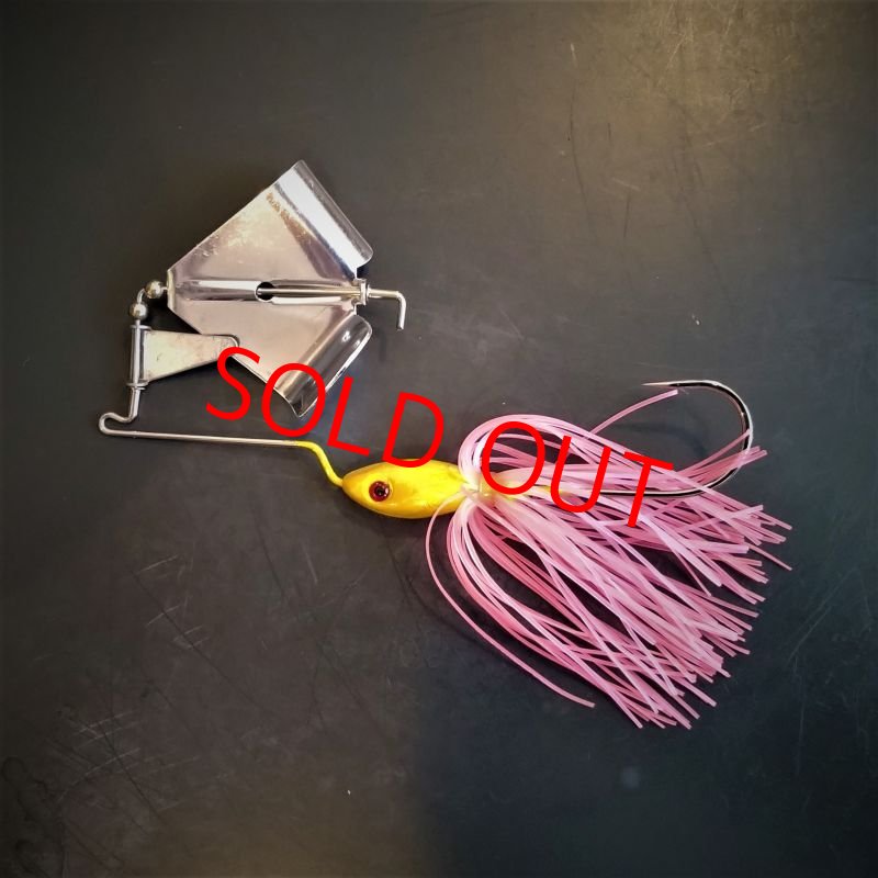 画像1: GRUB KIT ヘビーワイヤーバズベイト for トーマン/チャドー「ピンクスカート」 (1)