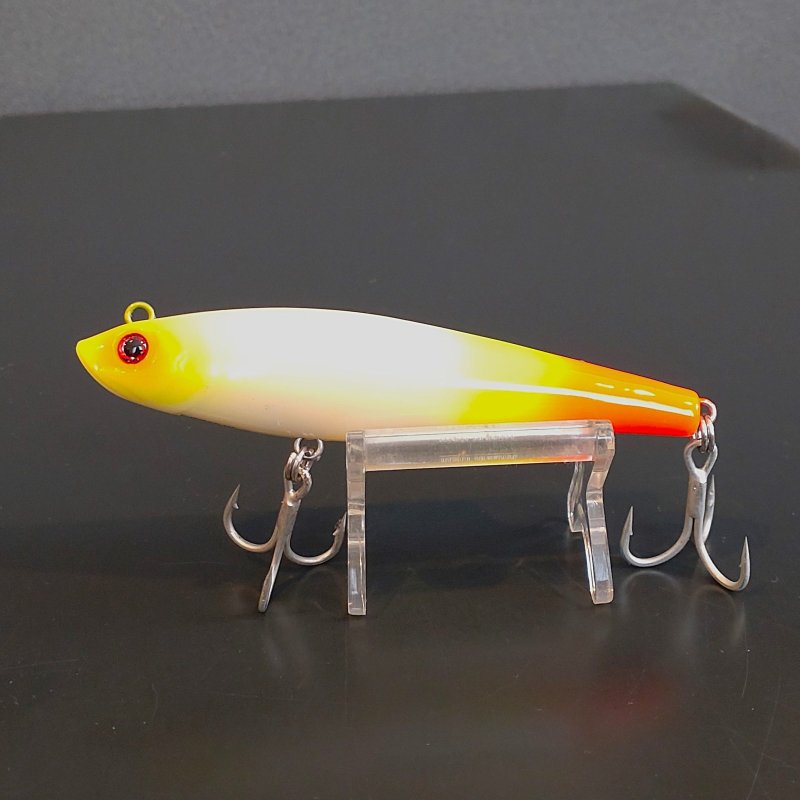 画像1: Lucky by Nelson Nakamura curisco ネルソン・ナカムラ クリスコ110 ホワイトバック+オレンジテール (1)