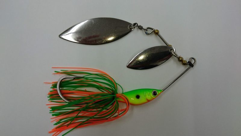 Selfle Bait チャドー用ヘビーウェイト スピナーベイト 黒 金ブレード フィッシングアイテム通販